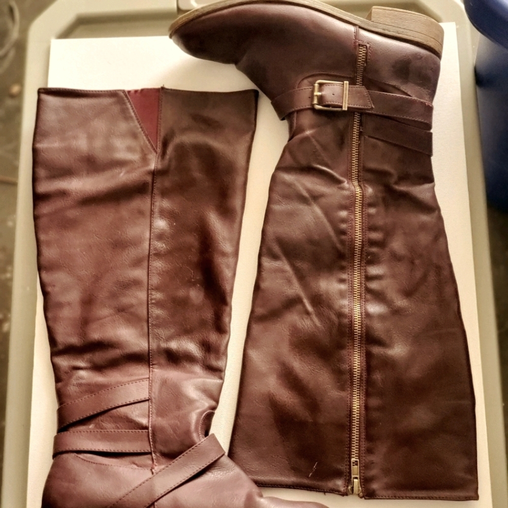 Just Fab Wide Calf Boots